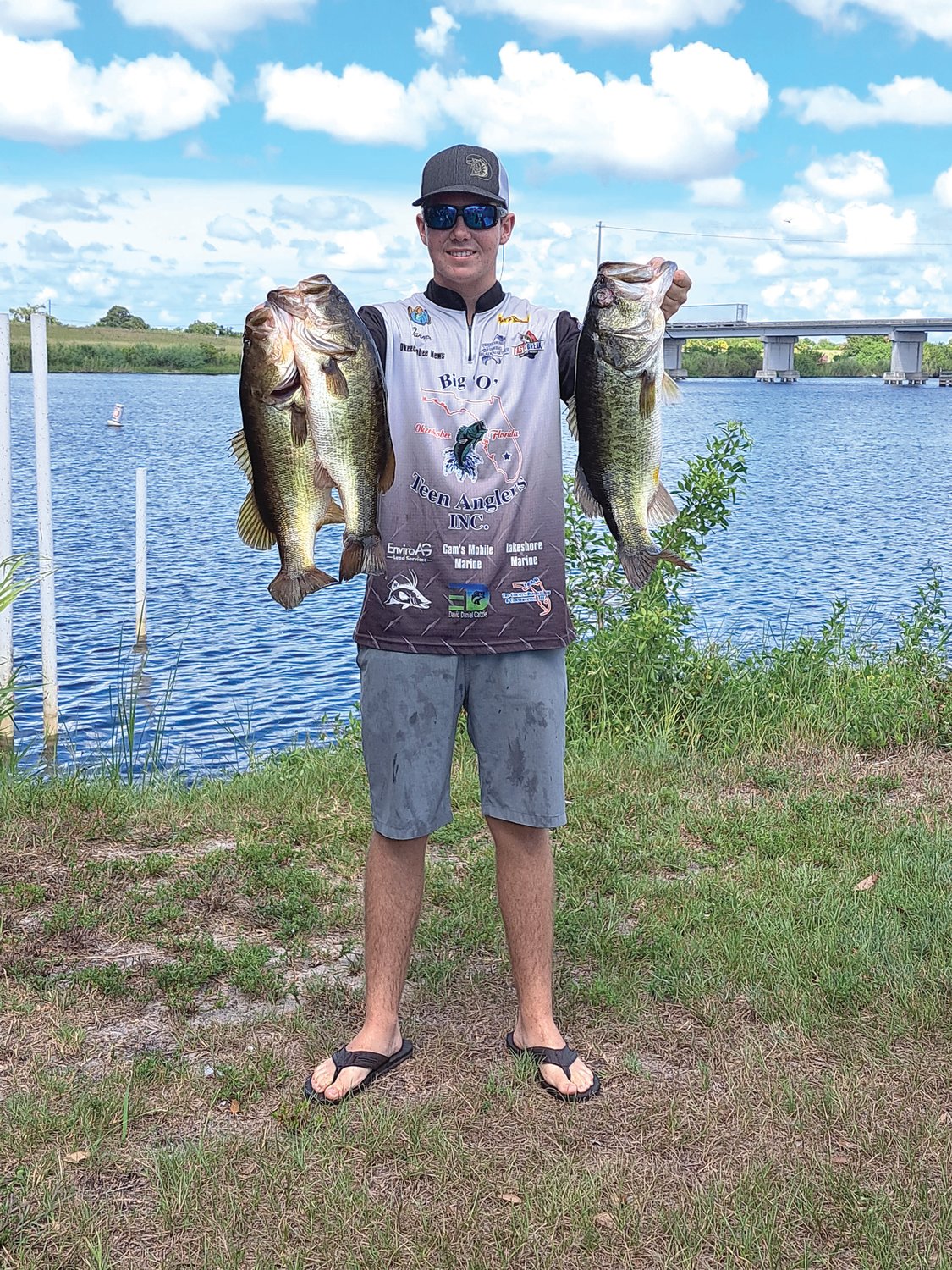Tanner Seabolt placed first in the 14-19 Age Group with 13.75 pounds and Big Fish weighing 5.92 pounds.